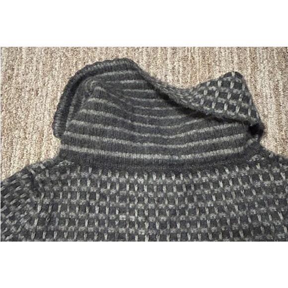 Banana Republic Factory Wool Blend Button Up Cowl Neck Womens Cardigan SZ M - Picture 8 of 9